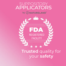 Load image into Gallery viewer, NATURELAND Vaginal Suppository Applicators (SLIM) - Small Tip for Capsules Suppositories (20 Count (Pack of 1)