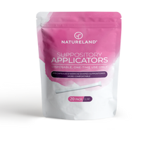Load image into Gallery viewer, NATURELAND Vaginal Suppository Applicators (SLIM) - Small Tip for Capsules Suppositories (20 Count (Pack of 1)