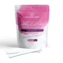 Load image into Gallery viewer, NATURELAND Vaginal Suppository Applicators (SLIM) - Small Tip for Capsules Suppositories (20 Count (Pack of 1)