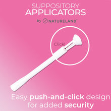 Load image into Gallery viewer, Natureland Vaginal Suppository Applicators for Women,Soft Tip Auxiliary Tool for Pills, Tablet Suppositories, Individually Wrapped (40 Count (Pack of 1), Small tip applicators for Capsules)
