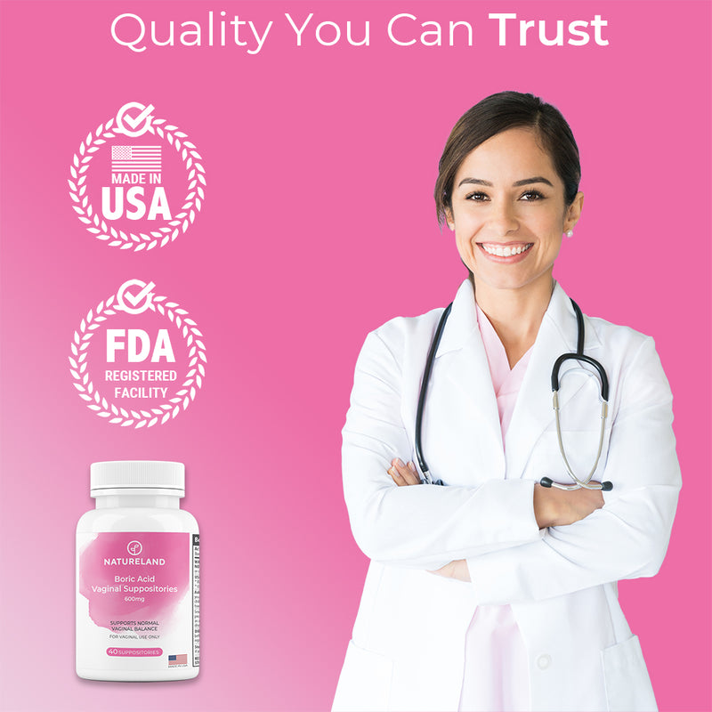 Boric Acid Vaginal Suppositories